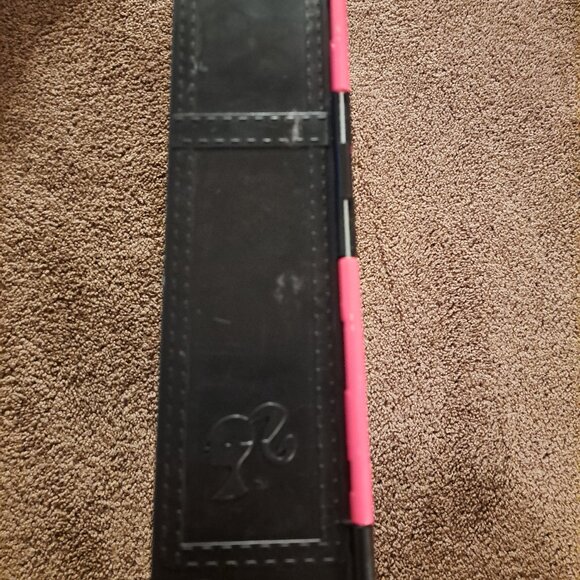 Vintage 2011 Mattel Barbie Wardrobe Carrying Closet Case Pink and Black - Picture 2 of 7
